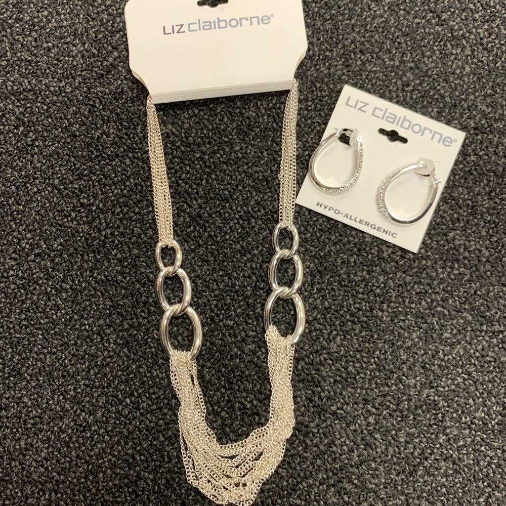 Silver Necklace Set